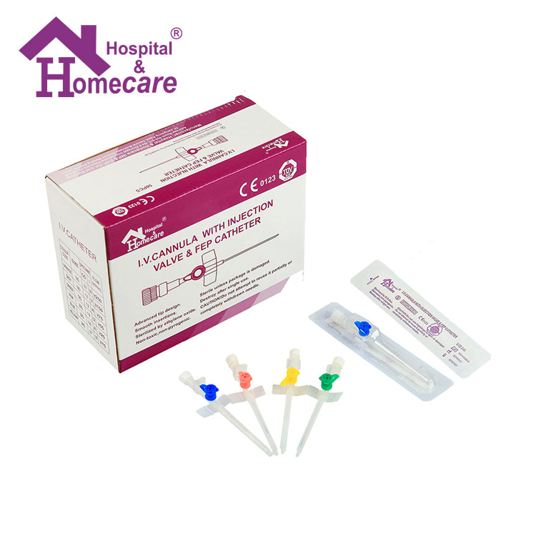 I.V.Cannula with Injection Valve & Fep Catheter