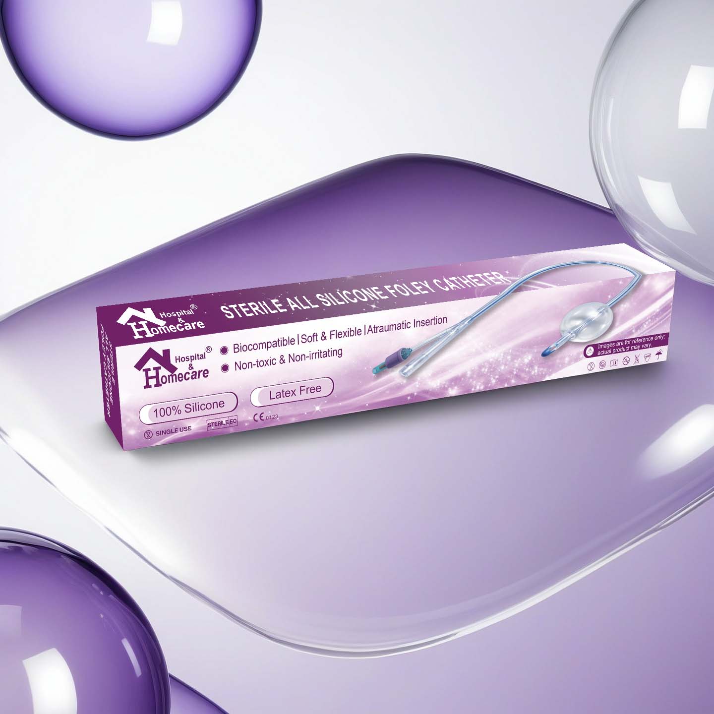 Sterile All Silicone Foley Catheter