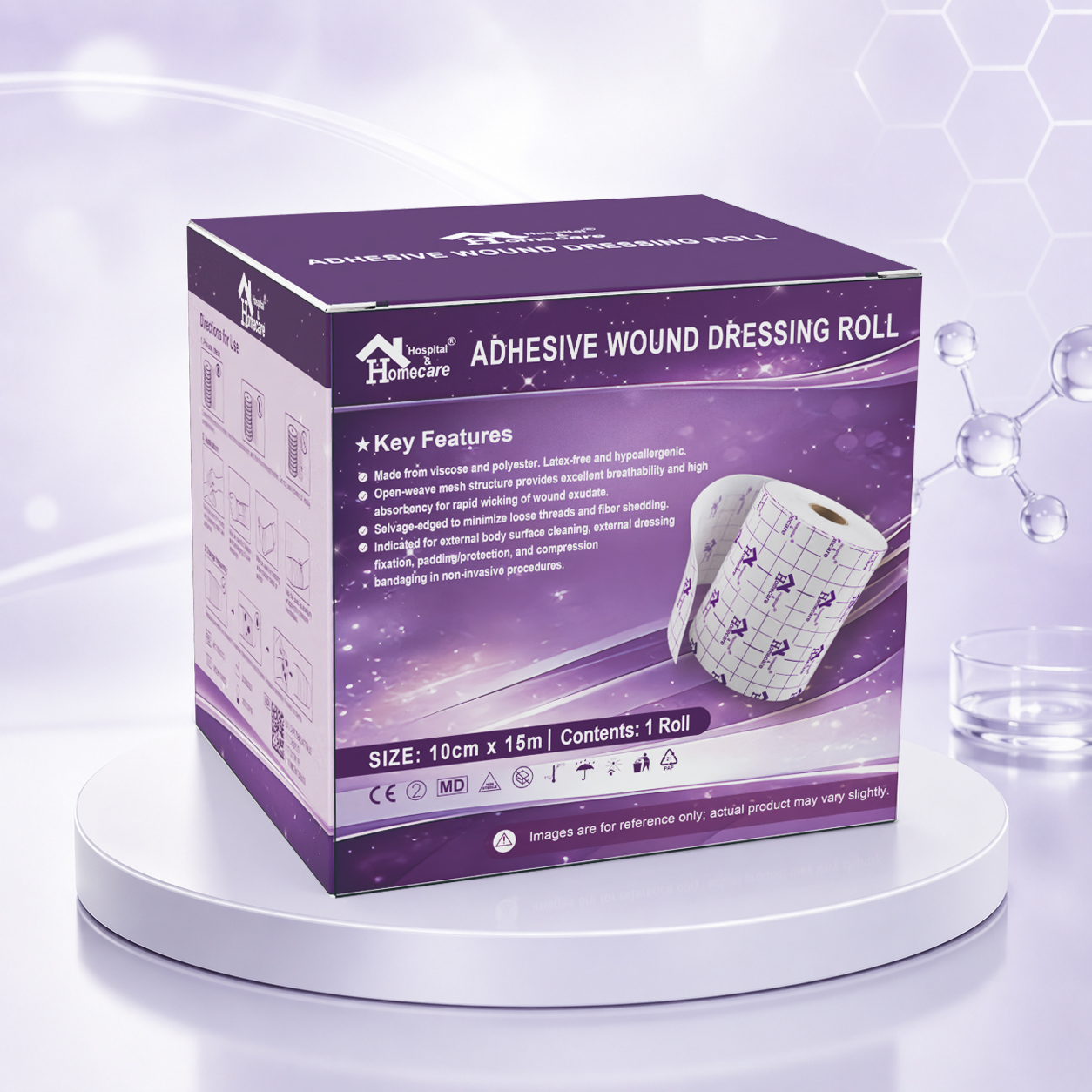 Adhesive Wound Dressing Roll